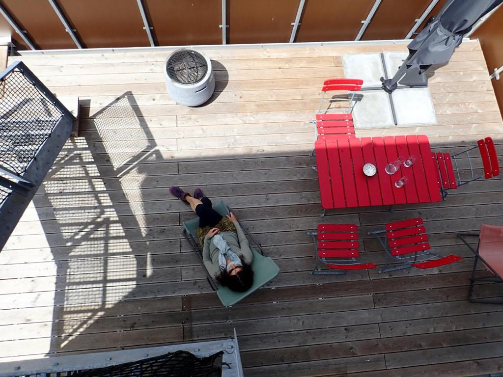 Balkón nebo terasa v ubytování ARLBERGhome Komfort-Apartments & Privat-Sauna