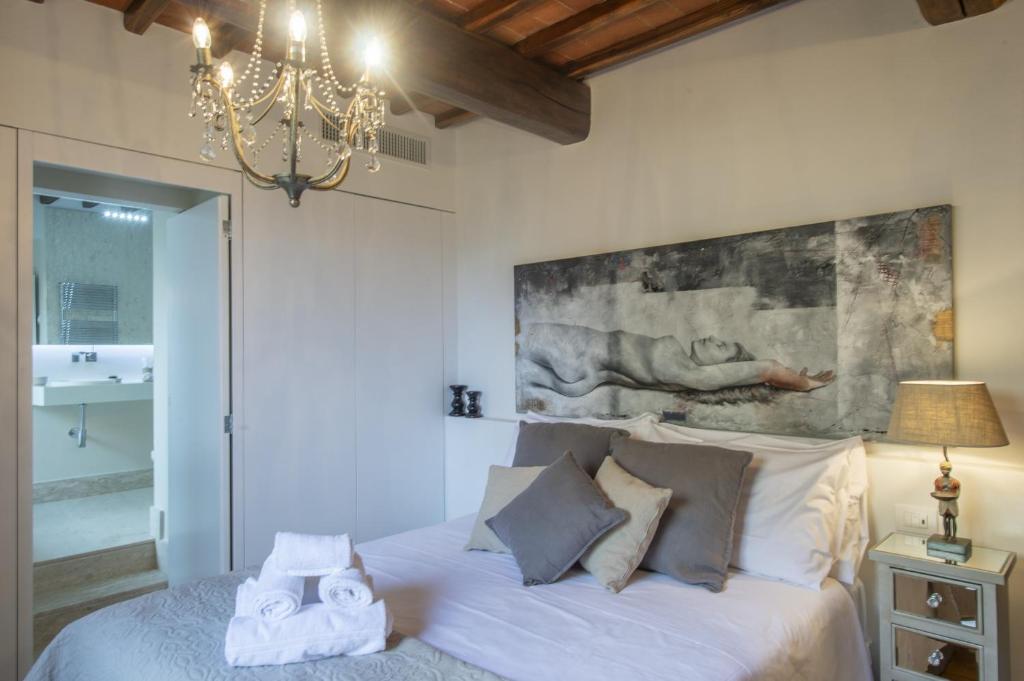 Posteľ alebo postele v izbe v ubytovaní Villa il Vigneto - Homelike Villas