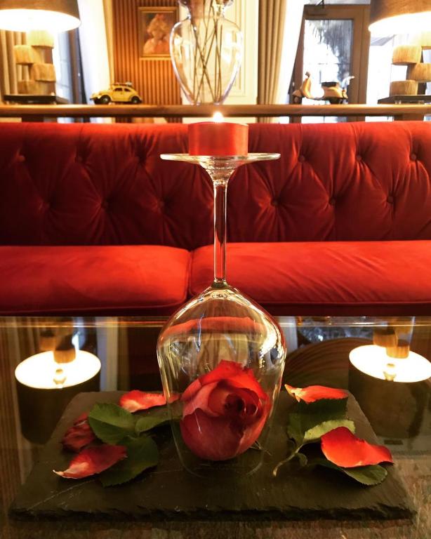 Posezení v ubytování Envy Hotel