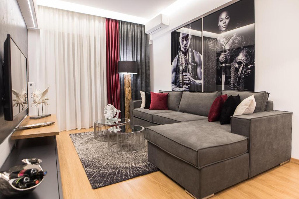 Posedenie v ubytovaní Acropolis View Deluxe Penthouse & Luxury Apartments