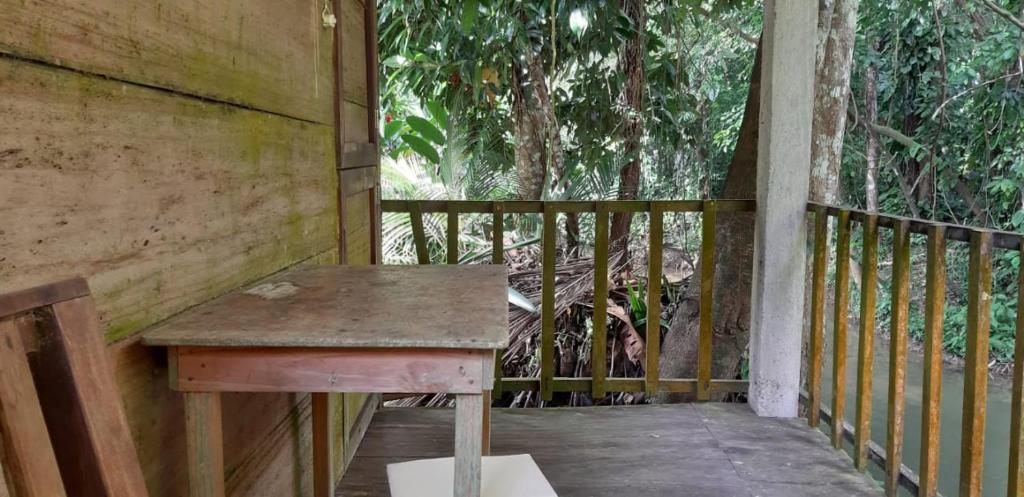 Balkón nebo terasa v ubytování Centro Ecoturistico Ya´ajche