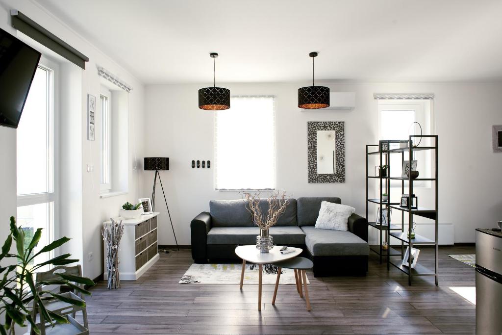 Posezení v ubytování A-765 Apartman