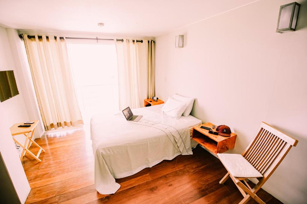 Postel nebo postele na pokoji v ubytování El Hueco Villas