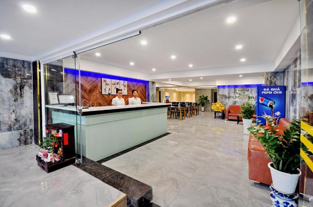 Vstupní hala nebo recepce v ubytování Golden Lotus Hotel