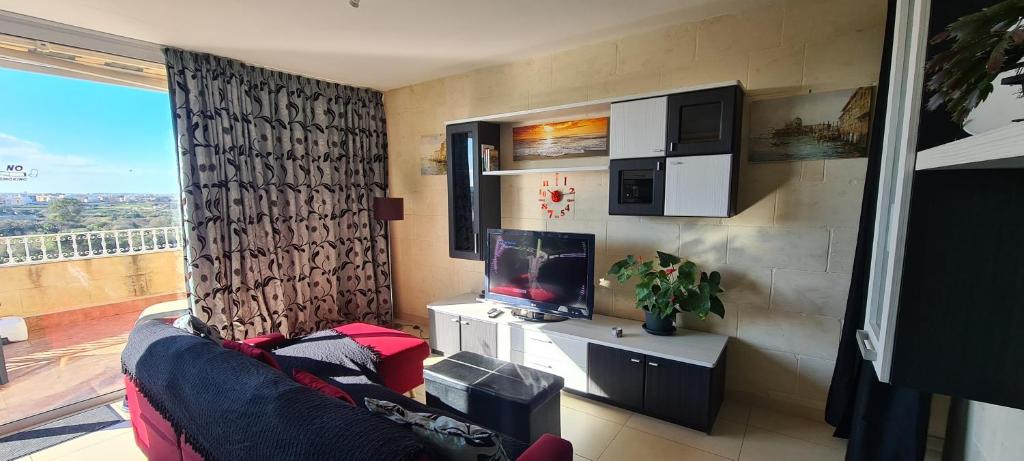 Posezení v ubytování Il Bejta penthouse