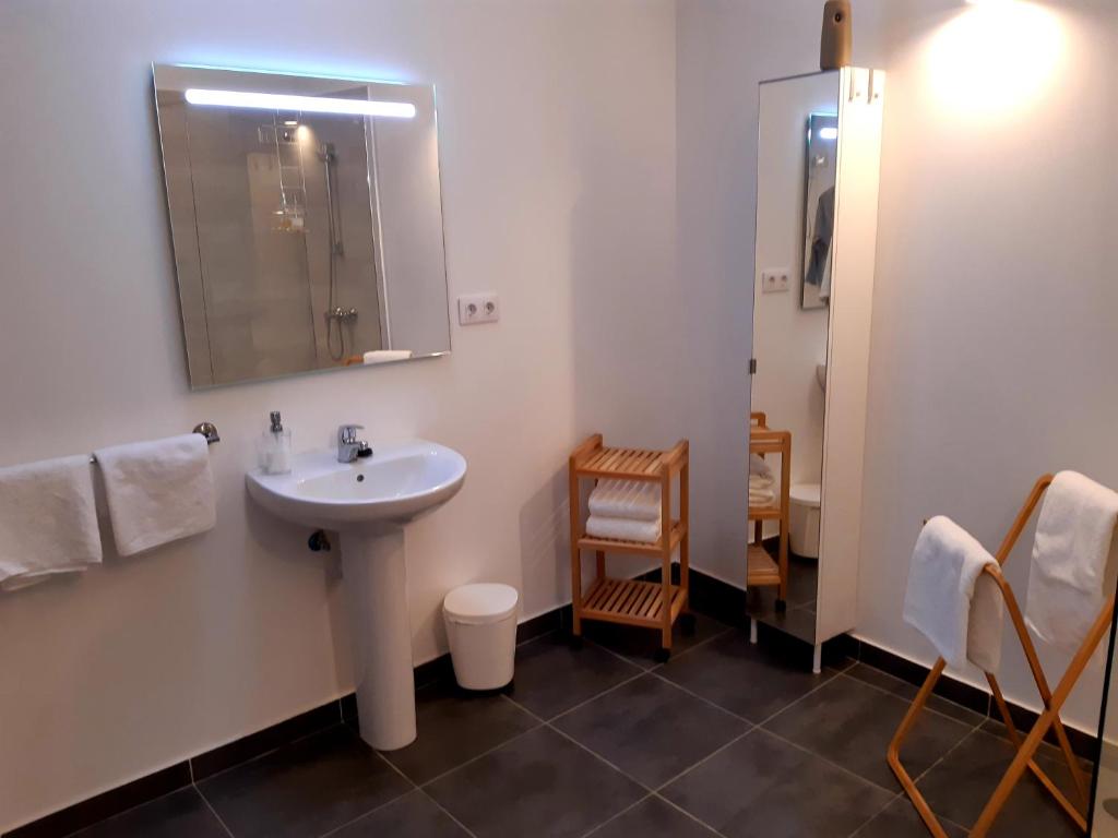 Koupelna v ubytování Villa Nestor
