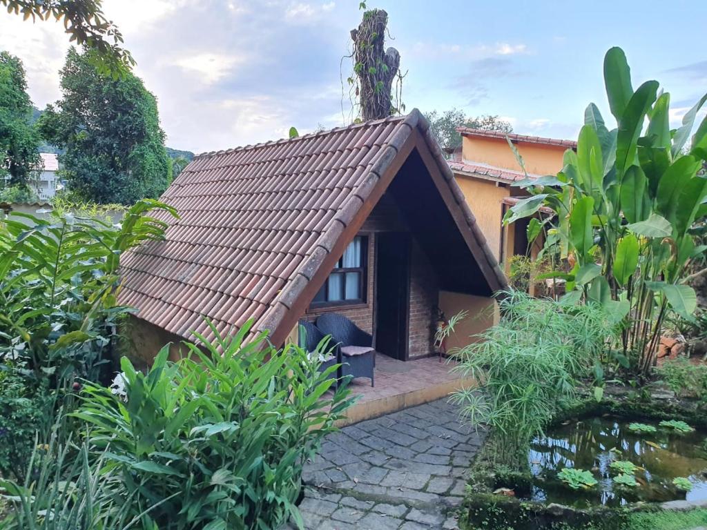 Zahrada ubytování Pousada e Hostel Holandês