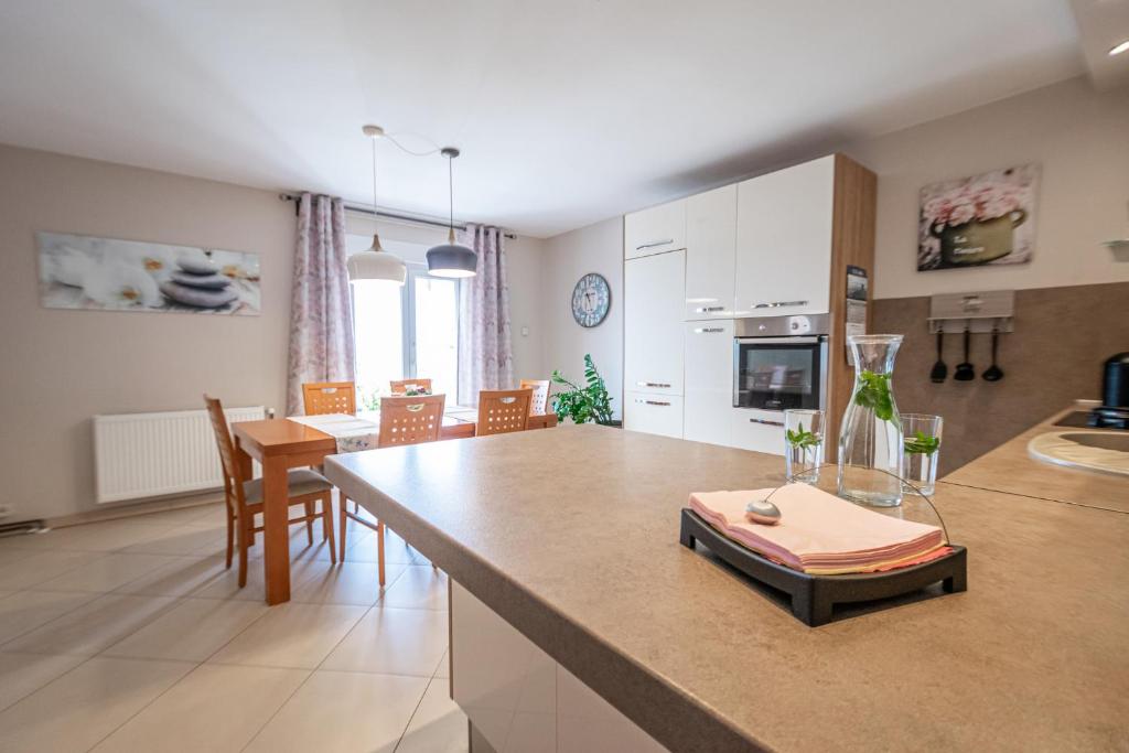 Kuchyň nebo kuchyňský kout v ubytování Two-Bedroom Apartment in Crikvenica XCVII
