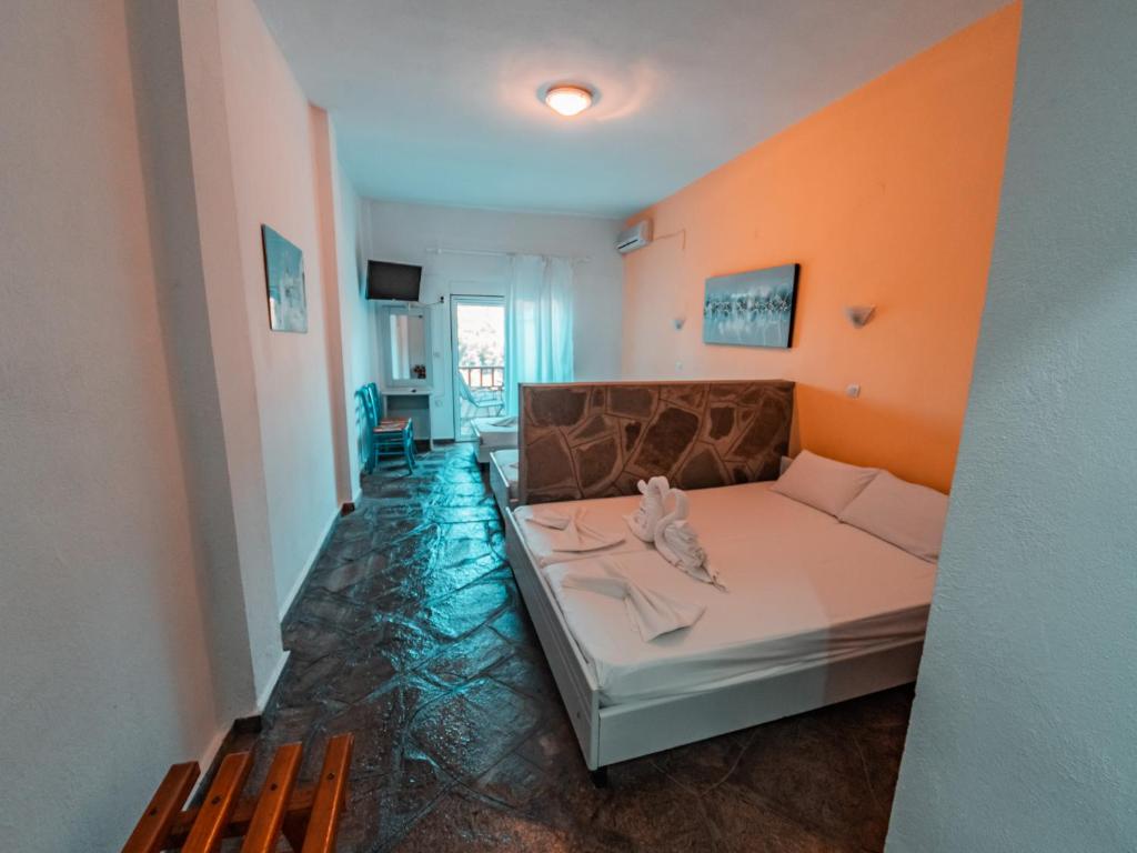 Posteľ alebo postele v izbe v ubytovaní Studio Lia