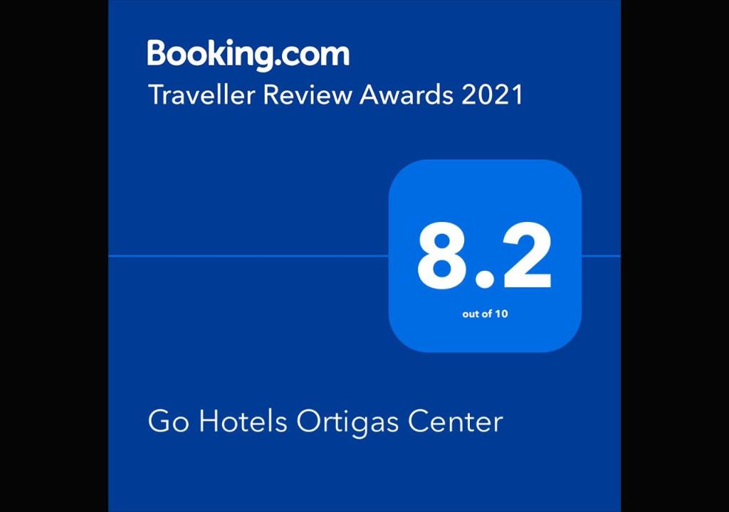 Certifikát, hodnocení, plakát nebo jiný dokument vystavený v ubytování Go Hotels Ortigas Center