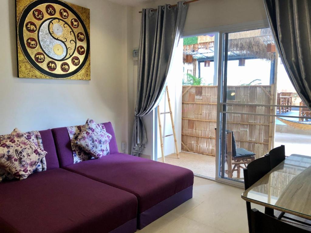 Posezení v ubytování Samui Zenity