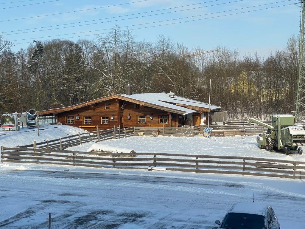 Hotel am Interpark v zimě