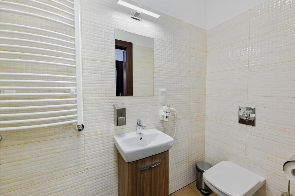 Koupelna v ubytování Hotel Terminal