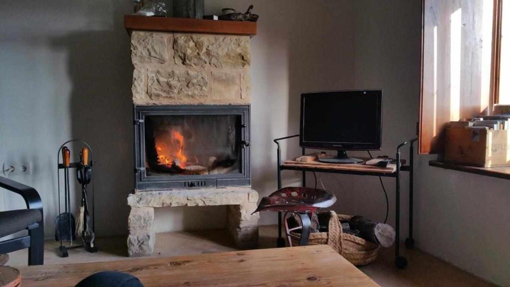 TV a/nebo společenská místnost v ubytování La Casa Laste