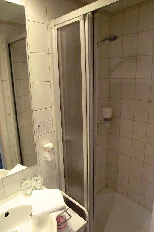 Koupelna v ubytování Hotel Eigen