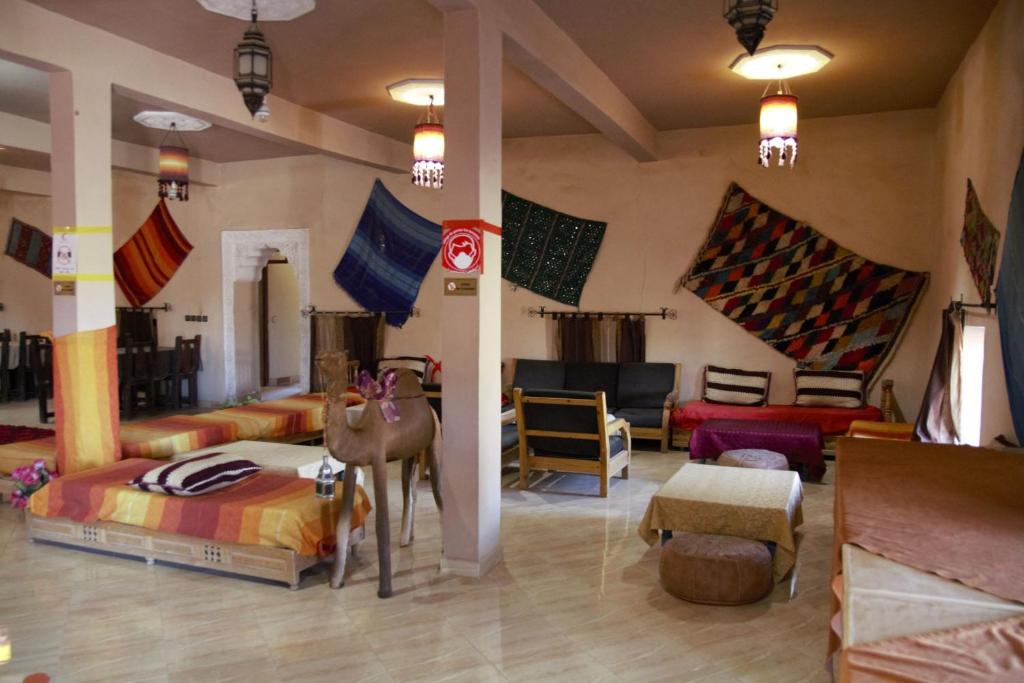 Posezení v ubytování Auberge La Source