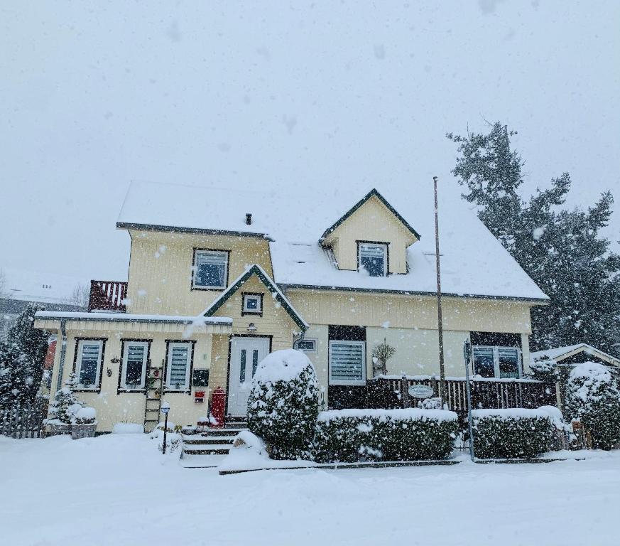 Gästehaus Alwine Wohnung 5 v zimě