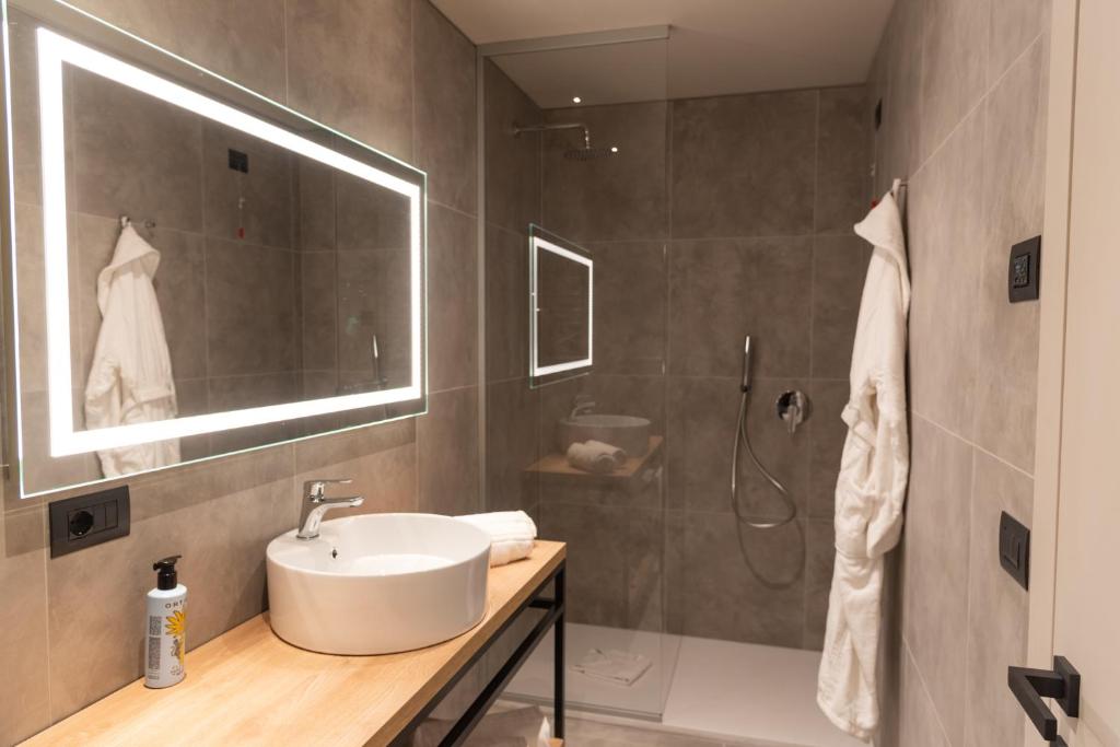 Koupelna v ubytování Modica Boutique Hotel