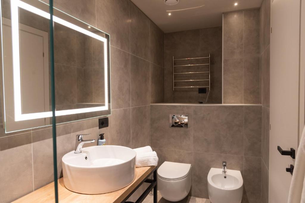Koupelna v ubytování Modica Boutique Hotel