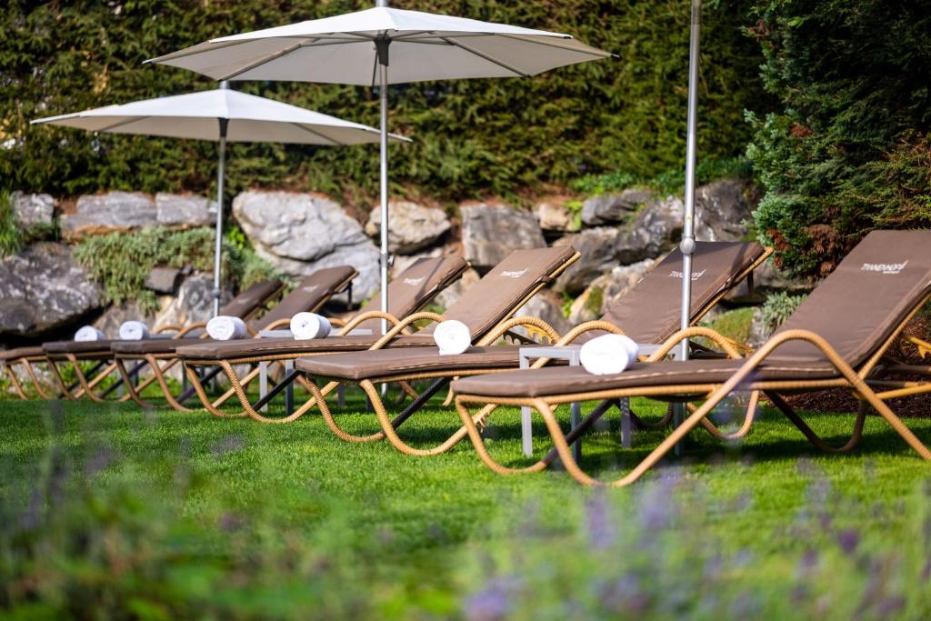 Zahrada ubytování Alpines Lifestyle Hotel Tannenhof