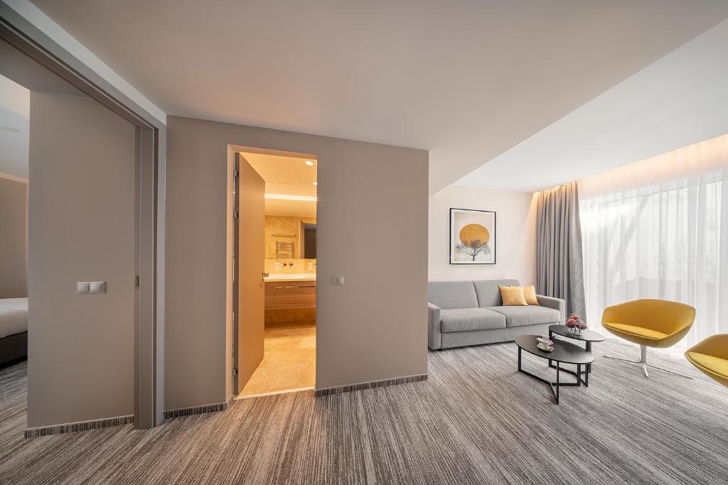 Posezení v ubytování Hotel CUBE Prague