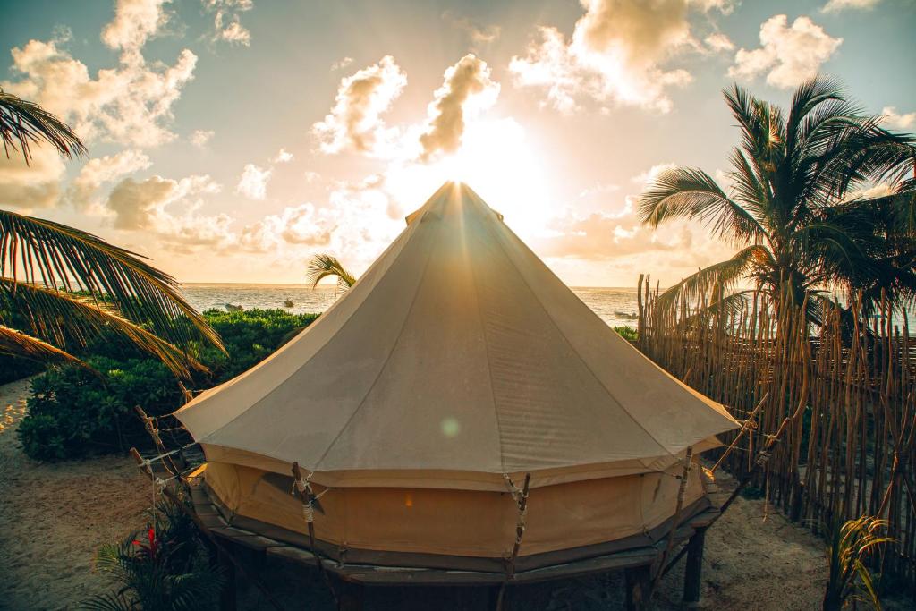 Příroda nedaleko luxury tent