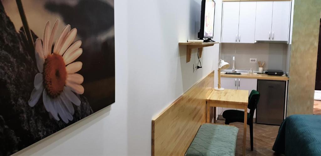 Kuchyň nebo kuchyňský kout v ubytování Comfort Hotel