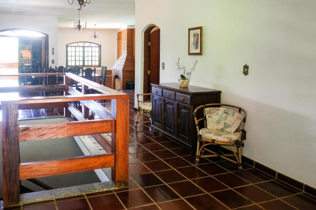  Chácara para 12 pessoas com Wi-Fi e piscina