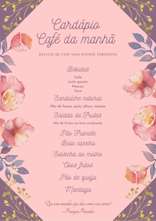  Perequê Paradise com café da manhã