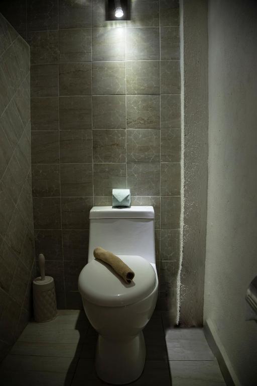 Koupelna v ubytování Hotel Amar Inn
