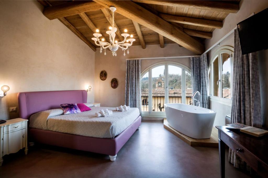 Posteľ alebo postele v izbe v ubytovaní Agriturismo Pratello