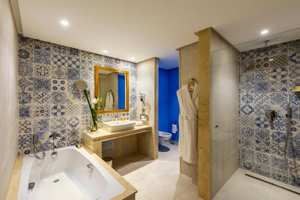Koupelna v ubytování Dawliz Rabat Art & Spa
