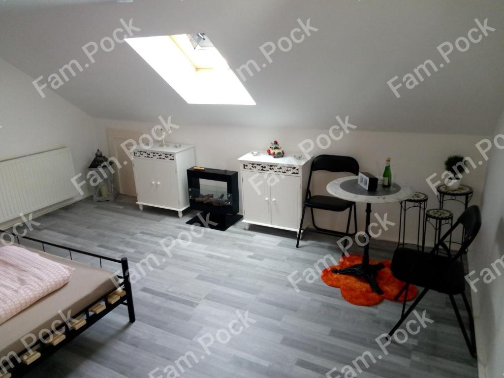 Posteľ alebo postele v izbe v ubytovaní Ferienhaus Mörterteich