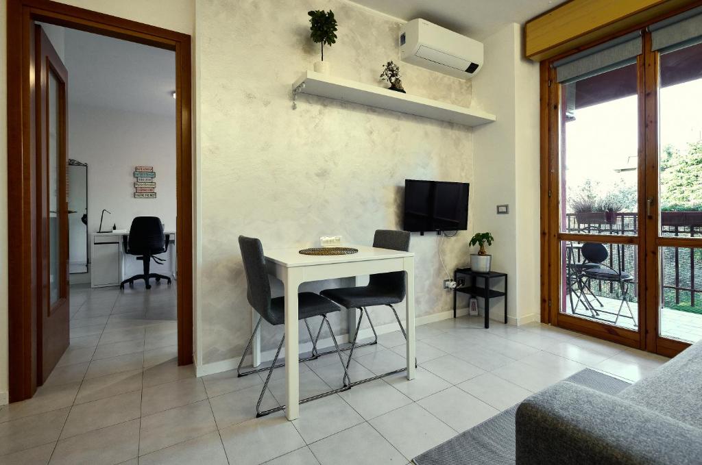 TV a/nebo společenská místnost v ubytování Apartment Forum III