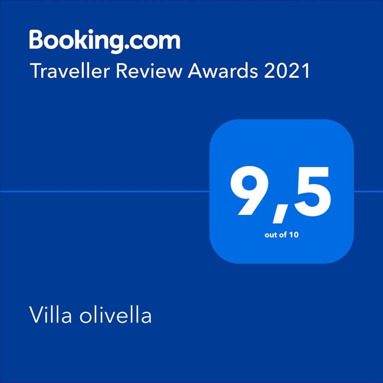 Certifikát, hodnocení, plakát nebo jiný dokument vystavený v ubytování Villa olivella