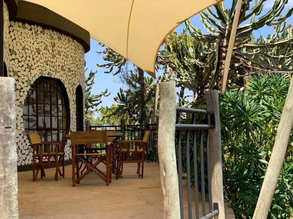 Ban công/sân hiên tại Saab Royale Resort