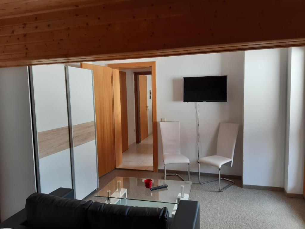 Telewizja i/lub zestaw kina domowego w obiekcie Appartements Maurer