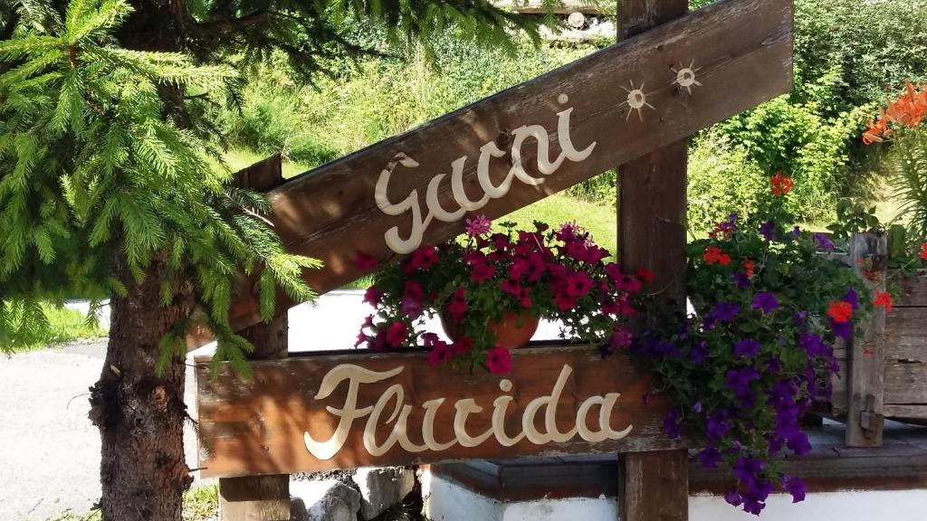 Zahrada ubytování Garni Flurida