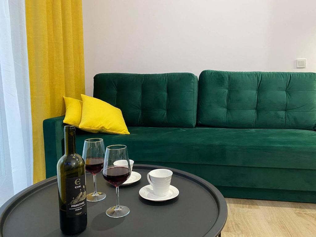 Posedenie v ubytovaní BALTICUS Promenada Gwiazd 14 A apartament 78