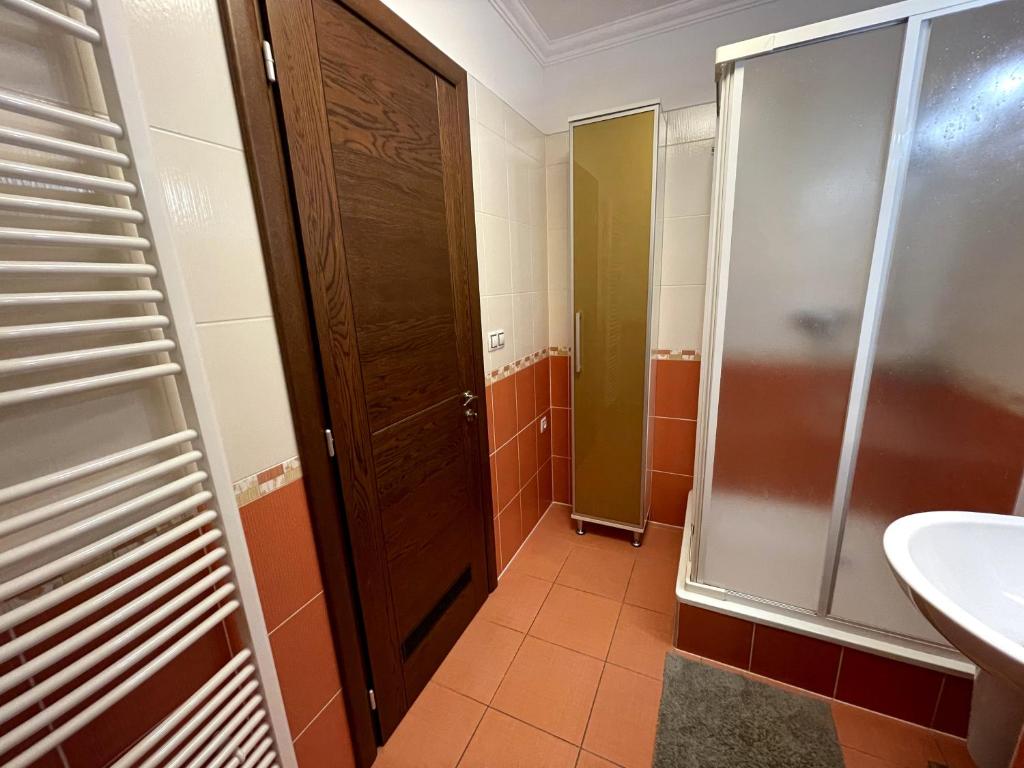 Koupelna v ubytování Apartment 122 Čertovka