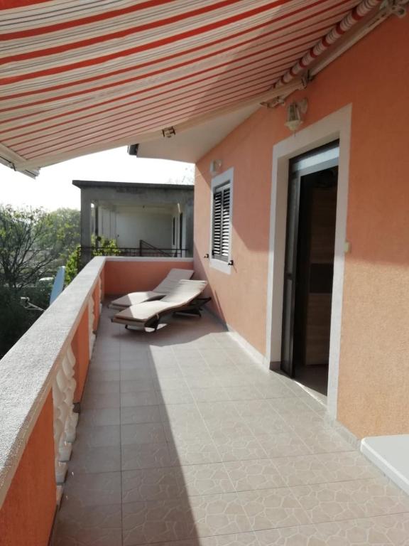 Balkón nebo terasa v ubytování Apartmani Spomenka