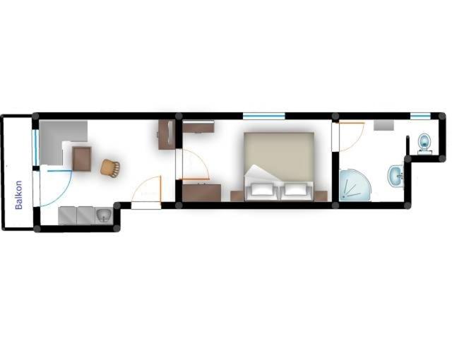 Půdorys ubytování Landhaus Rieding