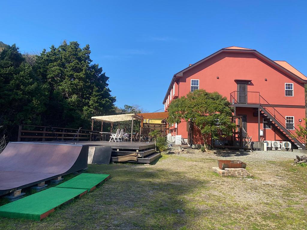 Zahrada ubytování Oli Oli Guesthouse