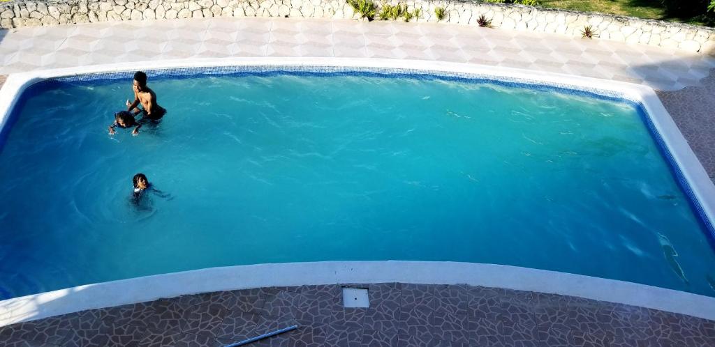 Bazén v ubytování Chaudhry Holiday House Montego Bay nebo v jeho okolí