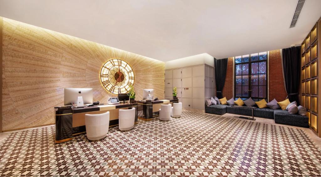 Posezení v ubytování Melia Shanghai Parkside