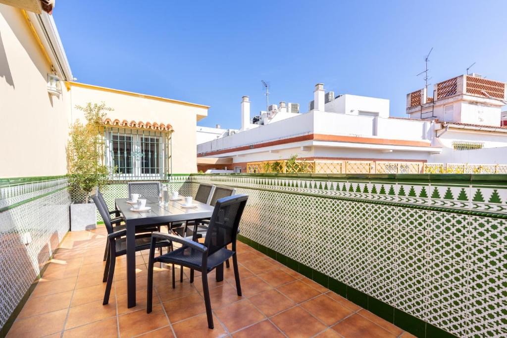 Balkon lub taras w obiekcie Maravilloso Ático en Pleno Centro