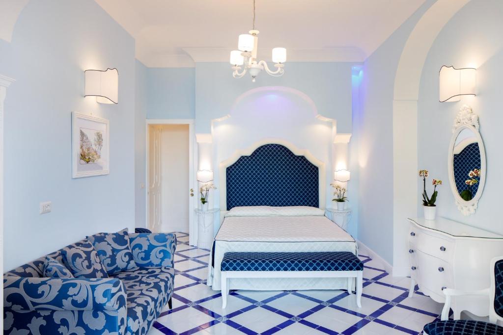Postel nebo postele na pokoji v ubytování Villa Fiorentino
