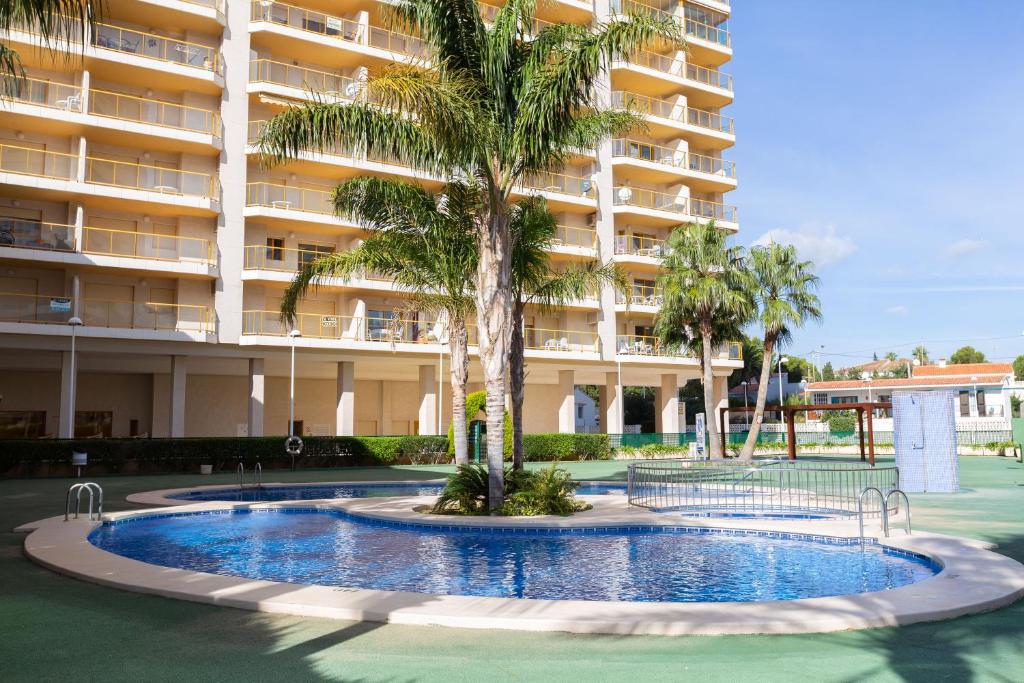Bazén v ubytování Ambar Beach Morpar Calp nebo v jeho okolí