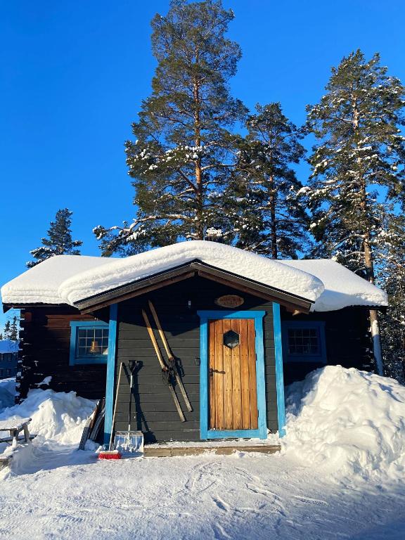 Joängets Fjällgård v zimě