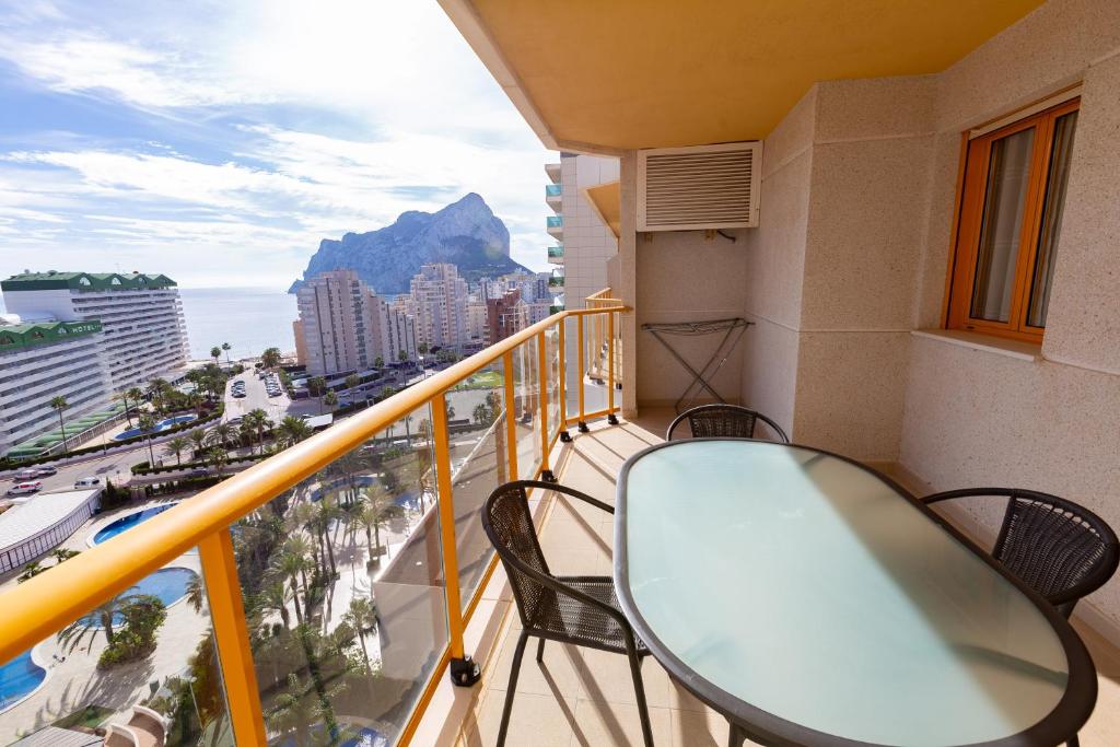 Balkón nebo terasa v ubytování Ambar Beach Morpar Calp